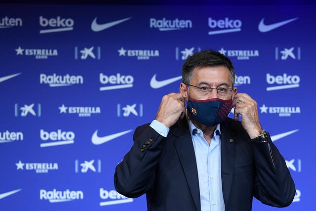 Bartomeu is under pressure to leave Barcelona