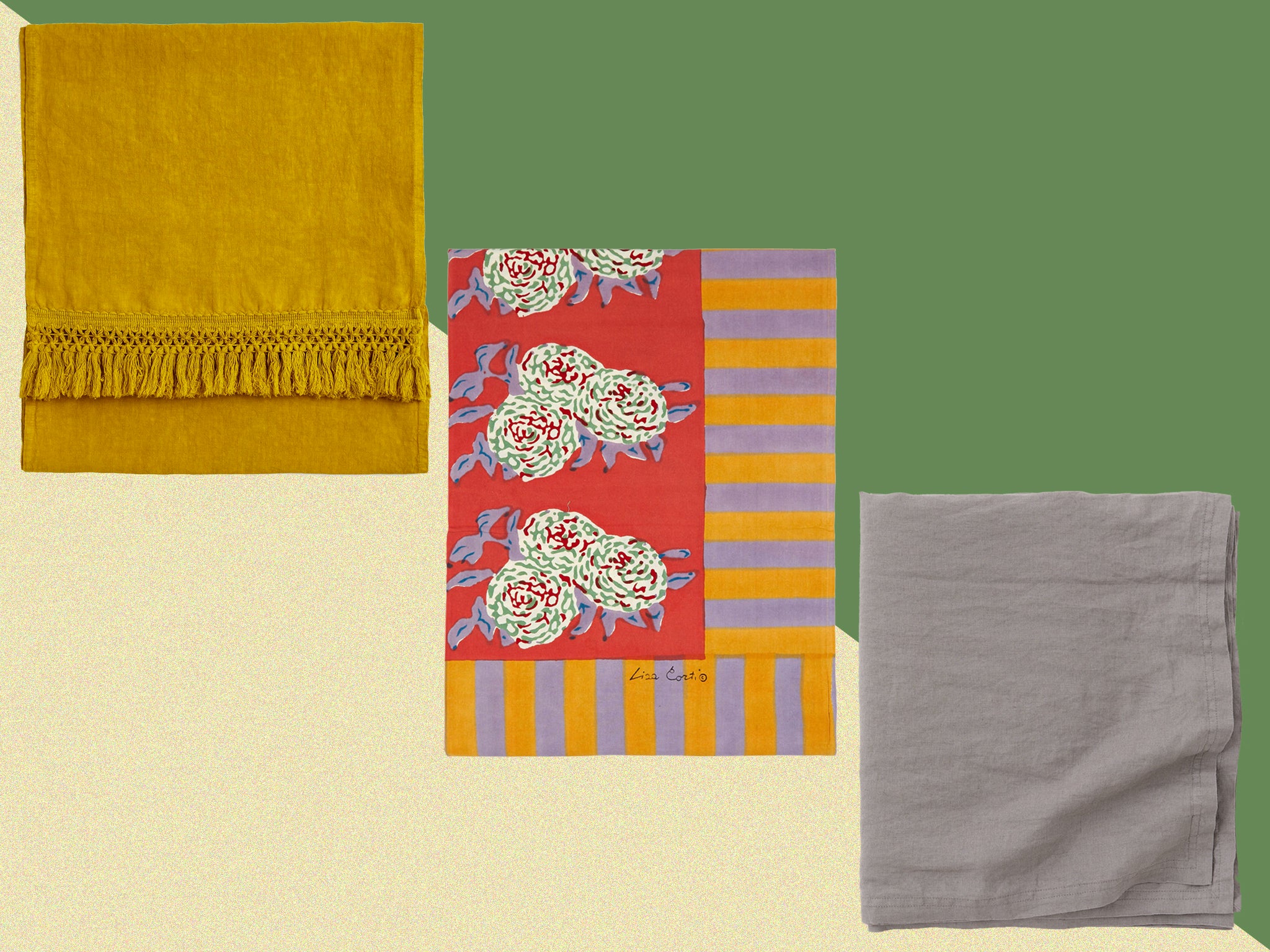 Tap into the tablescaping trend with these hardwearing linen buys