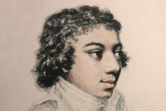 Portrait of George Bridgetower by Henry Edridge, 1790