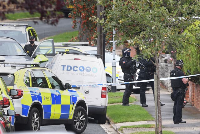Armed police arrested a boy  in Westwood Avenue, Ipswich, two hours after the attack