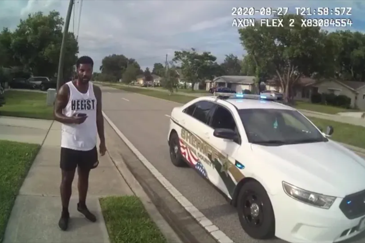 Jogger detained by police for matching a suspect description offered ...