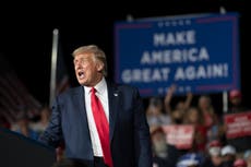 Trump news - live: President 'admitted' playing down real dangers of coroanvirus to avoid panic, new Bob Woodward book claims