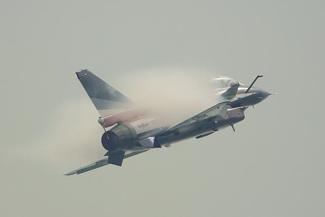 Taiwan said the Chinese Su-30 and J-10 fighters entered Taiwan's 'response zone' to its southwest on Wednesday morning