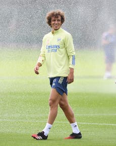 David Luiz misses Arsenal training with Brazilian a doubt to face Fulham with neck injury