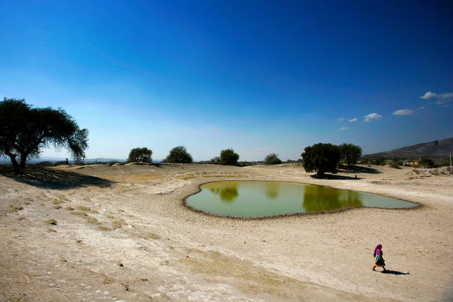 Drought and global warming have contributed to severe water shortages in Tehuacan Valley in Mexico