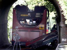 Children ‘seriously injured’ after school bus crashes into bridge