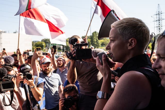 Kolesnikova remains imprisoned in Minsk