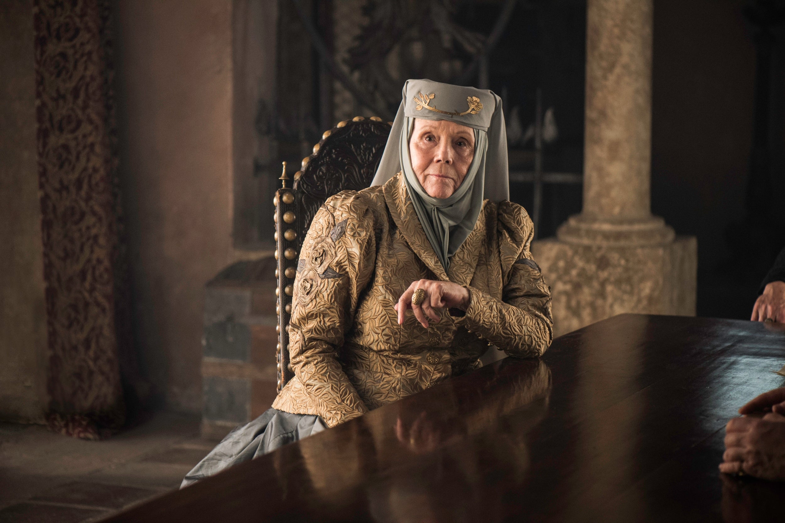 Rigg as Lady Olenna Tyrell in 'Game of Thrones'