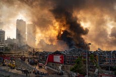 Huge fire tears through Beirut port, terrifying traumatised citizens