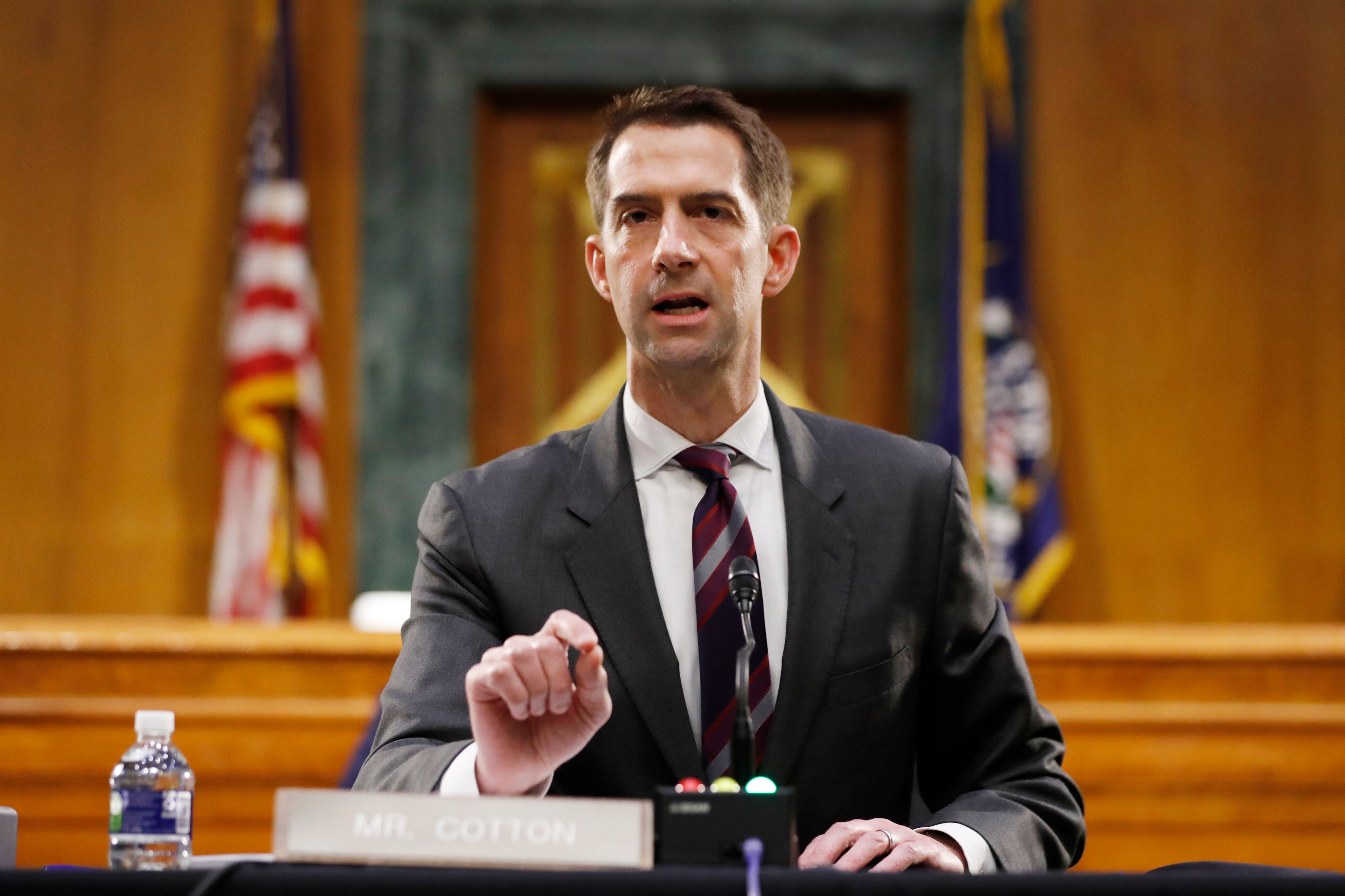 Tom Cotton said he would be 'honoured' to serve on the court