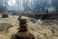 ‘I’ve never seen devastation like this, ever’: Eight dead and thousands forced to evacuate as wildfires burn across US West Coast