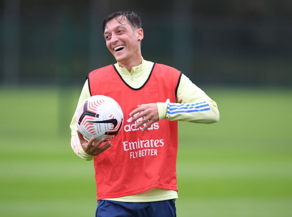 Ozil is available for selection if Arteta wants him in the team