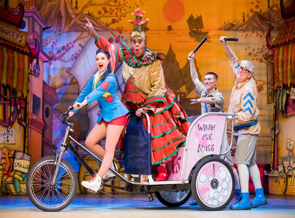 The cast of 'Aladdin' at the Hackney Empire