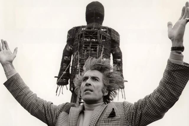 Christopher Lee in ‘The Wicker Man’