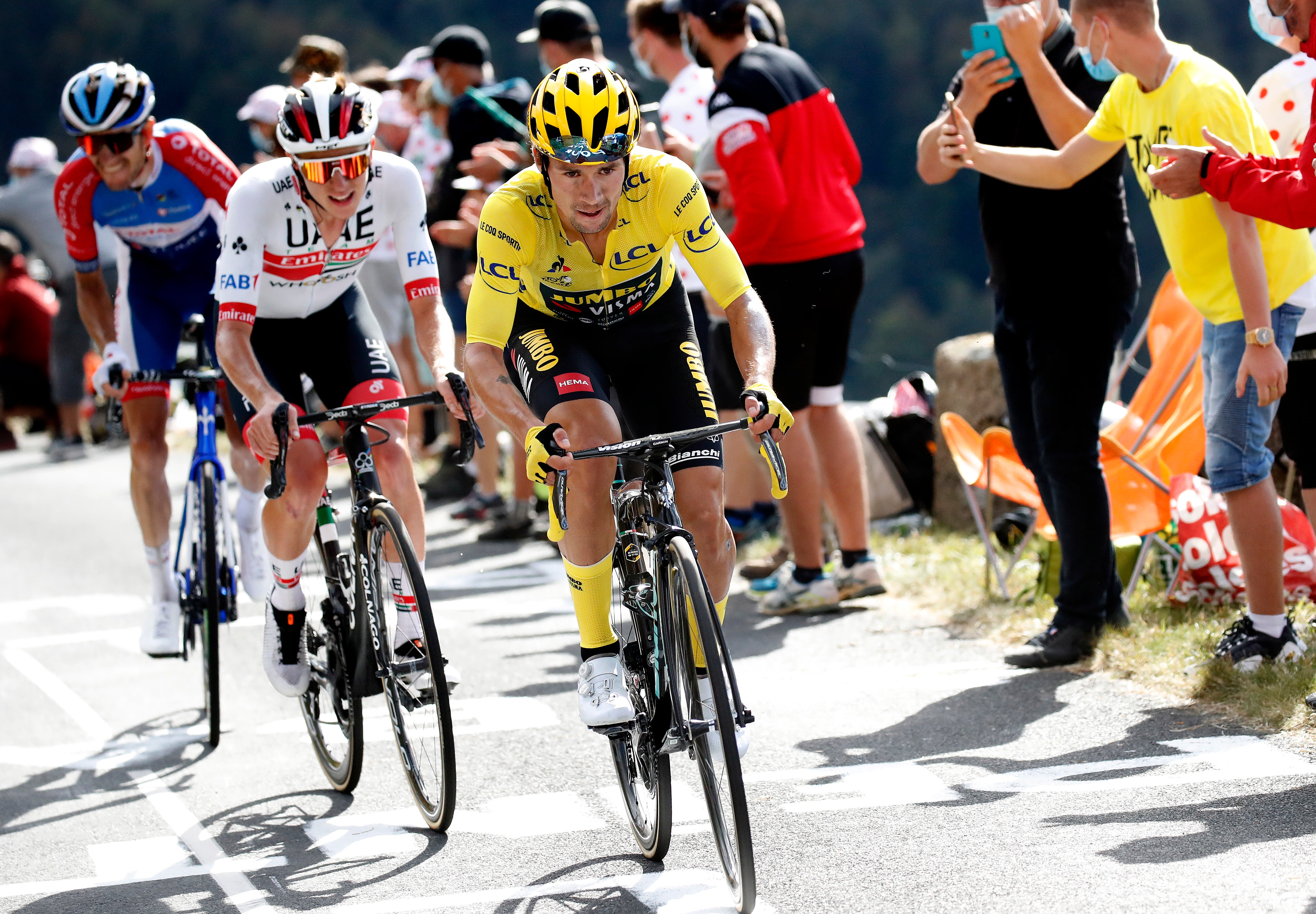 Tour de France 2020: Primoz Roglic leaves Egan Bernal behind to tighten ...