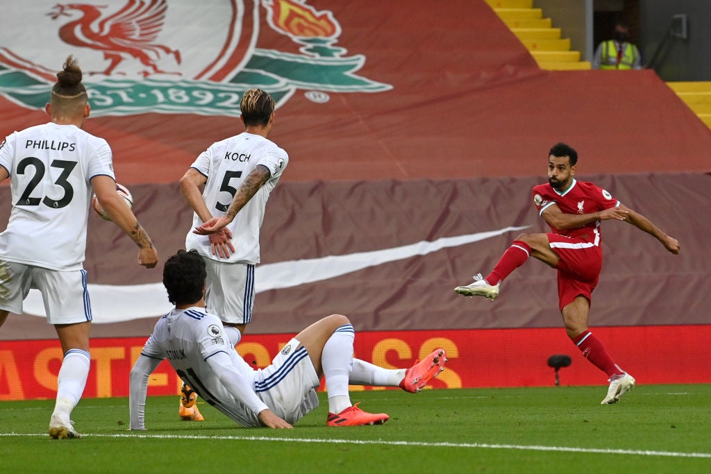 Mo Salah hit a hat-trick vs Leeds