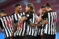 Callum Wilson and Jeff Hendrick enjoy dream debuts as Newcastle defeat listless West Ham