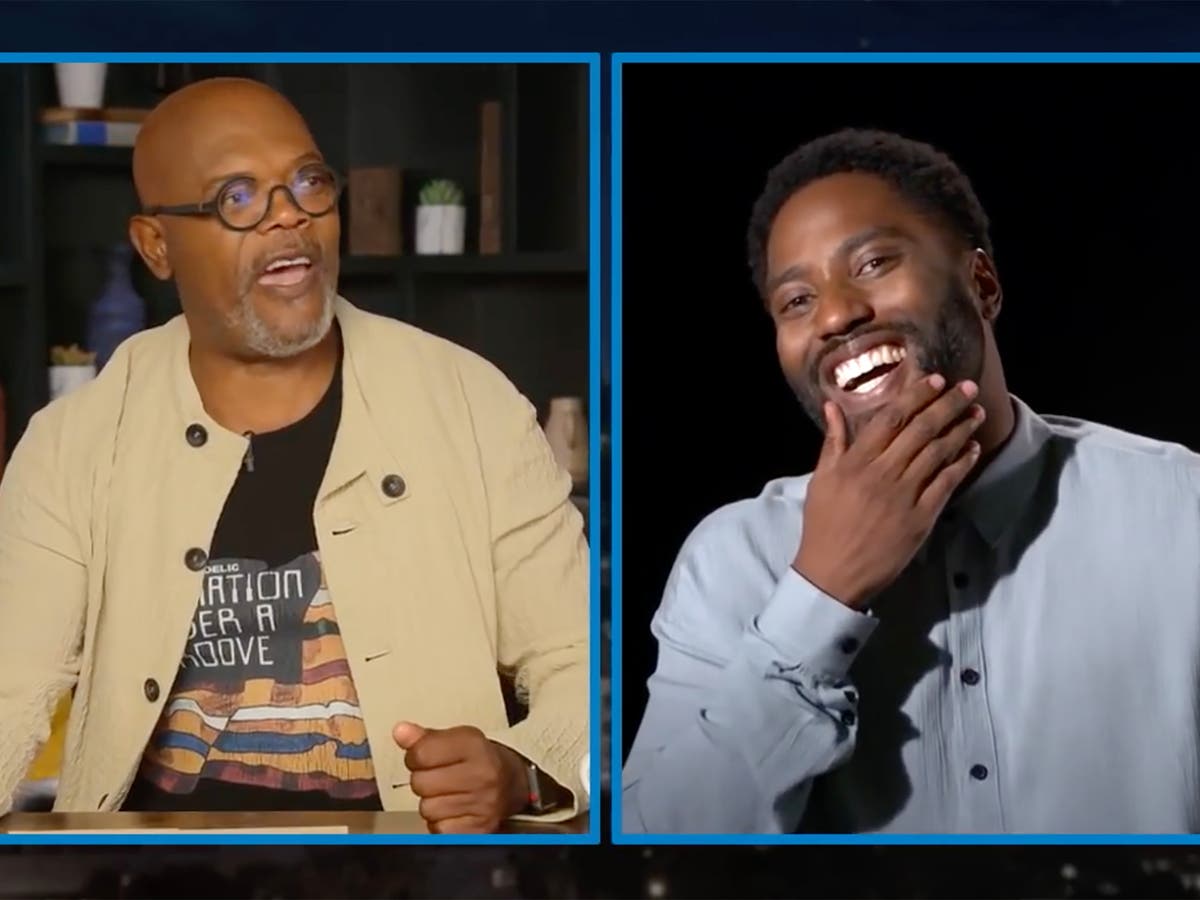 Tenet’s John David Washington left red-faced over household chores by ‘Uncle’ Samuel L Jackson on live TV