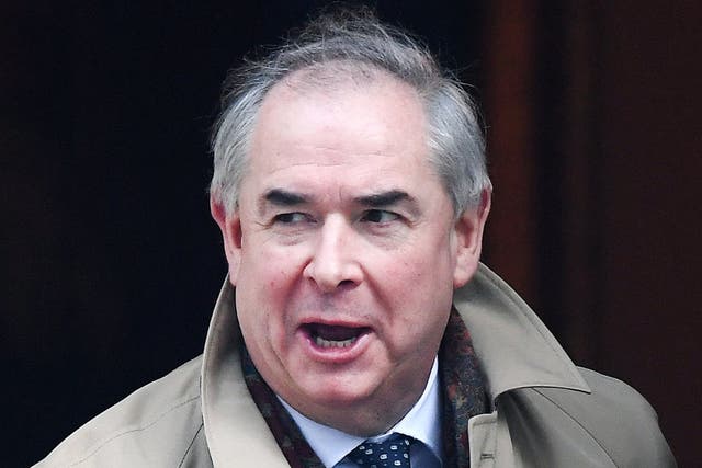 Geoffrey Cox was sacked by the prime minister in February