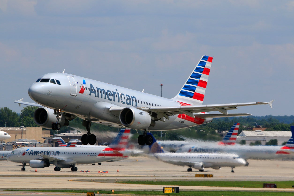 An American Airlines cabin crew has been praised for her BLM note