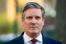 Keir Starmer self-isolating after member of family displays Covid symptoms