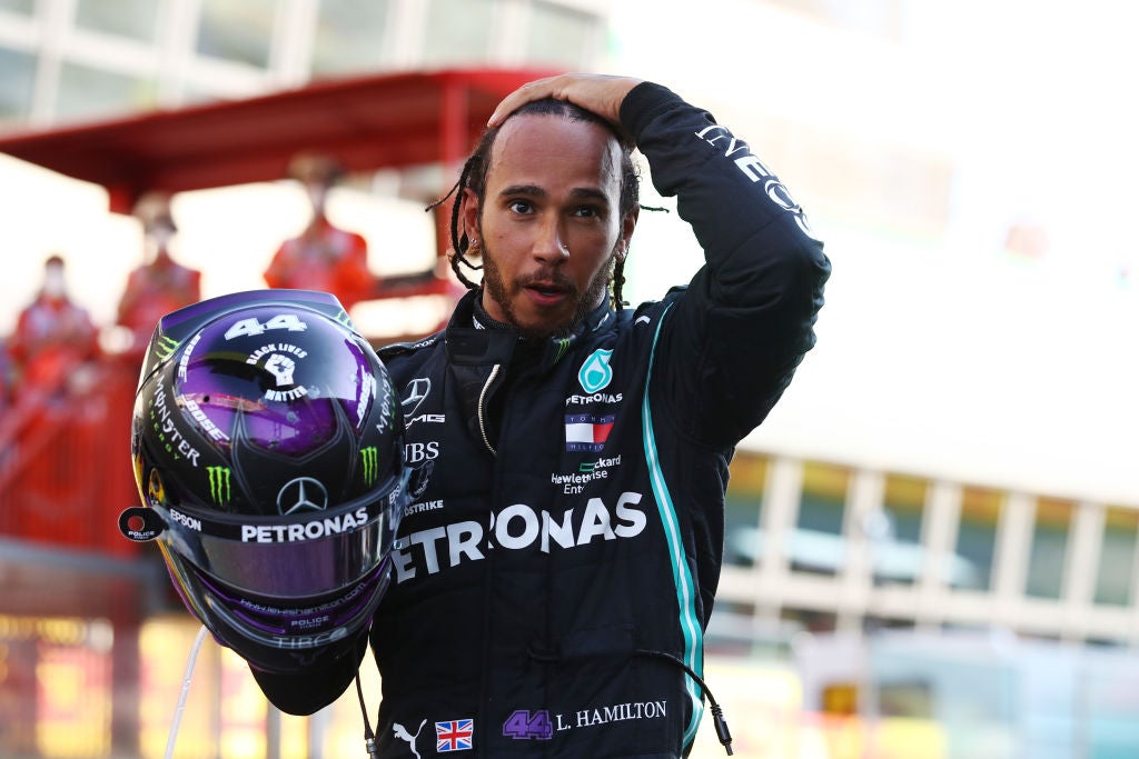 Lewis Hamilton made comments after the Tuscan Grand Prix