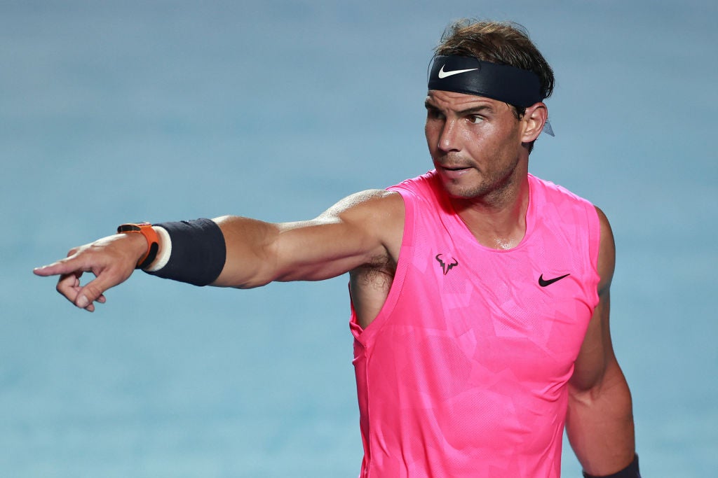 Rafael Nadal says players must maintain control on the court
