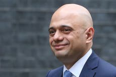 Brexit: Sajid Javid joins Tory rebels refusing to back Boris Johnson’s bill
