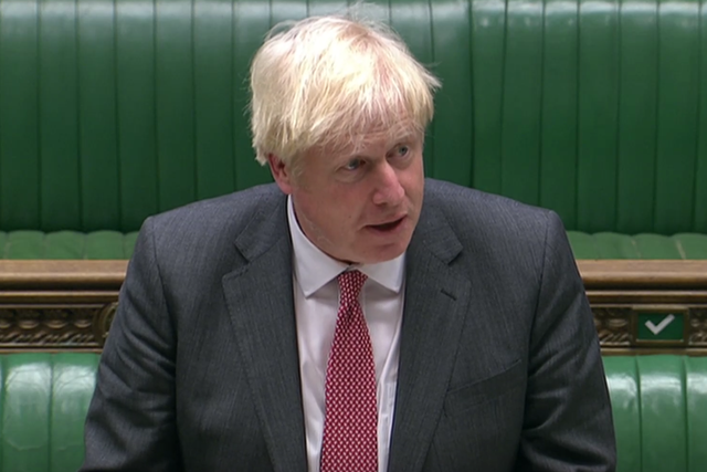 Boris Johnson was subdued as he defended his UK internal market bill