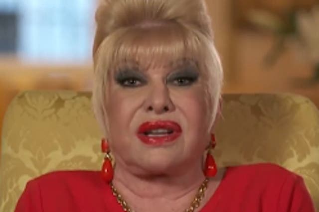 Ivana Trump hizo una polémica aparición en un programa de televisión.