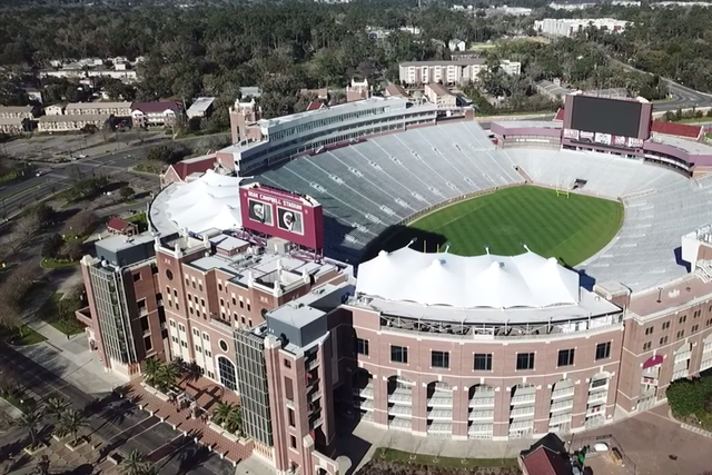 The Doak Campbell Stadium at Florida State University