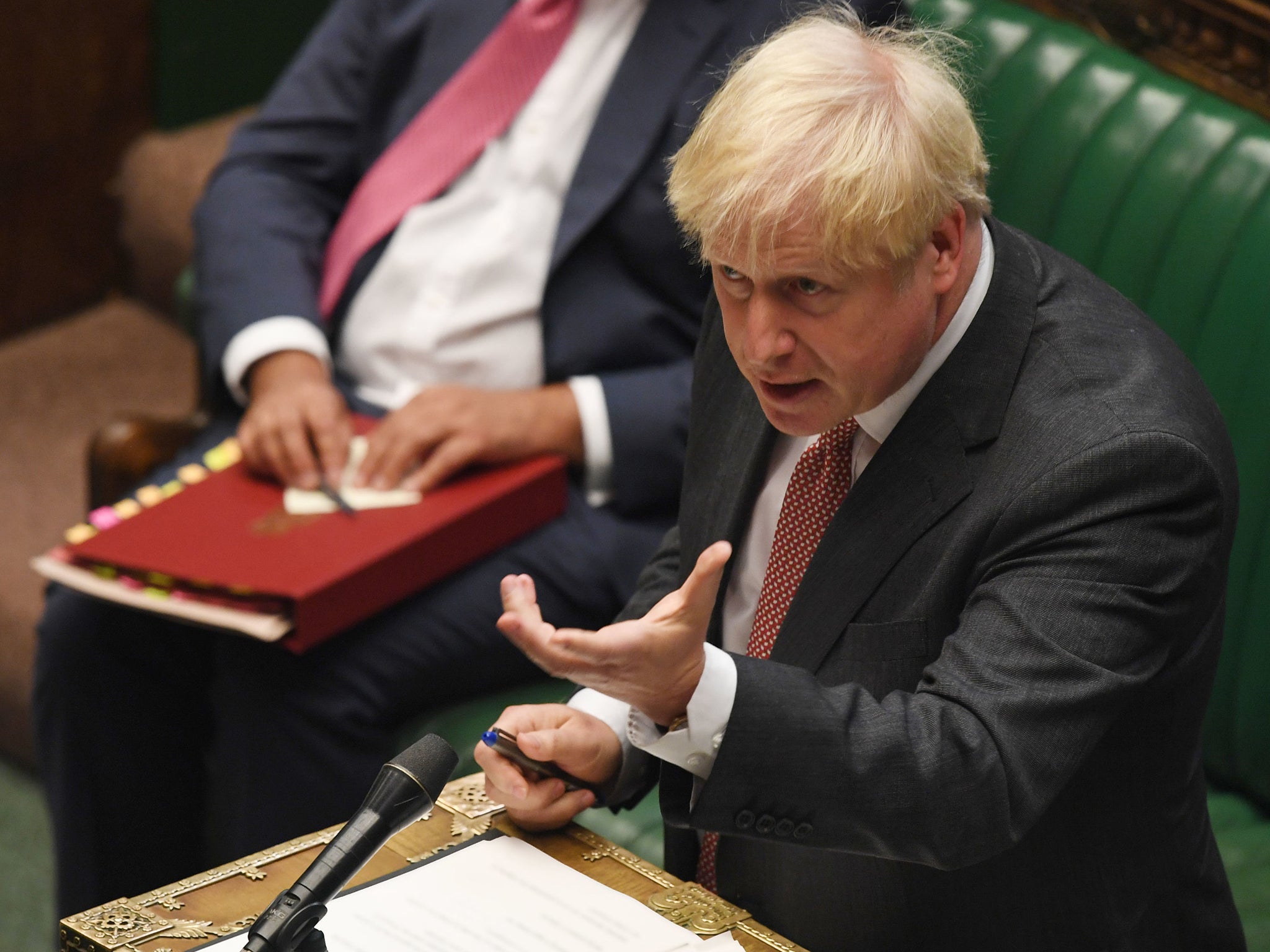 Boris Johnson appeals to MPs to vote for the UK internal market bill