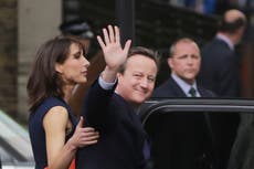 David Cameron drowned Brexit sorrows with ‘endless bottles of wine, whisky and brandy’ and a Cuban cigar, book claims