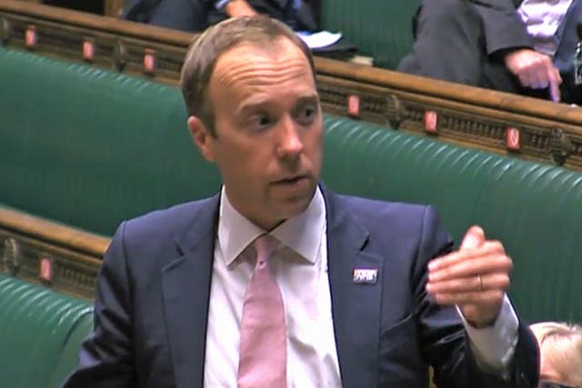 Health secretary Matt Hancock was questioned by MPs on Tuesday over the state of the government’s testing system