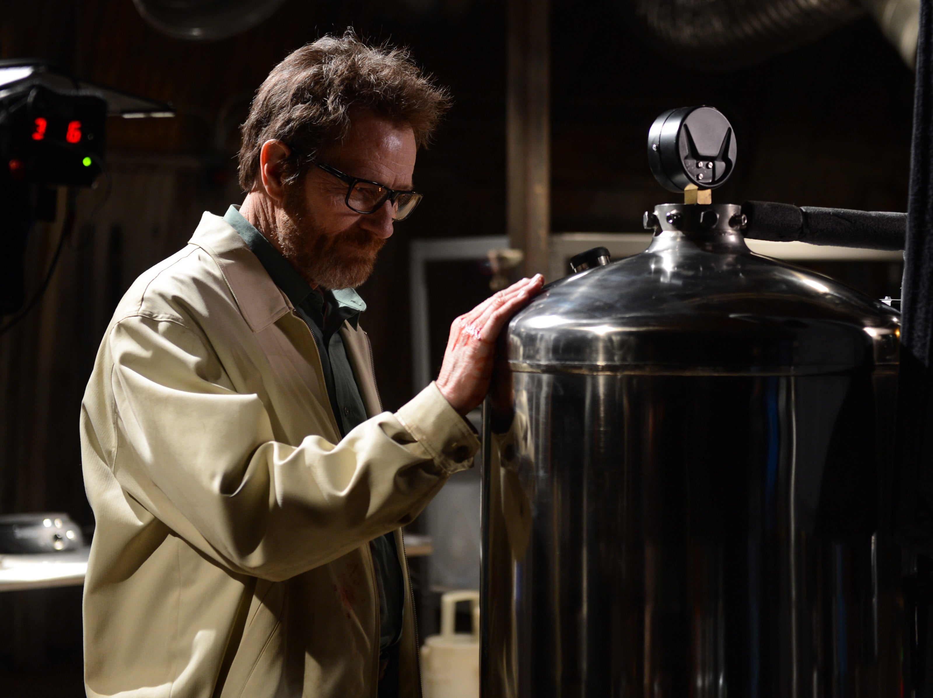 Bad to the bone: Bryan Cranston as Walter White in the divisive Breaking Bad finale