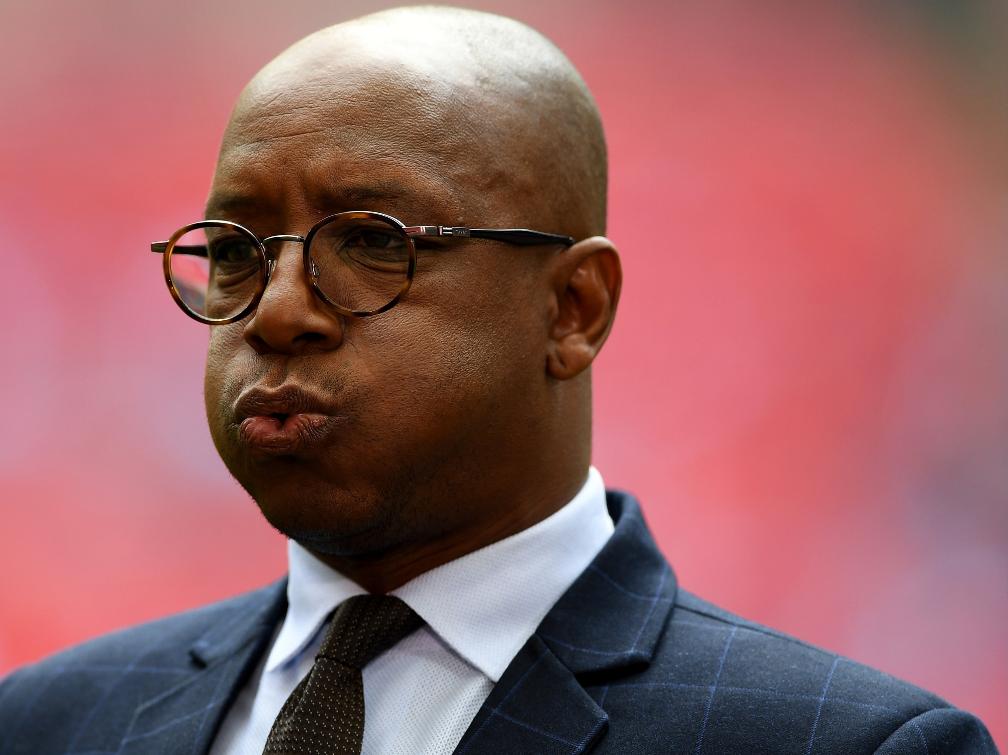 Former Arsenal striker Ian Wright