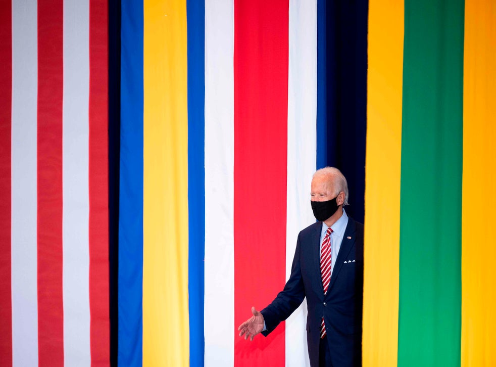 Joe Biden, the Democratic presidential nominee, in Florida on Tuesday