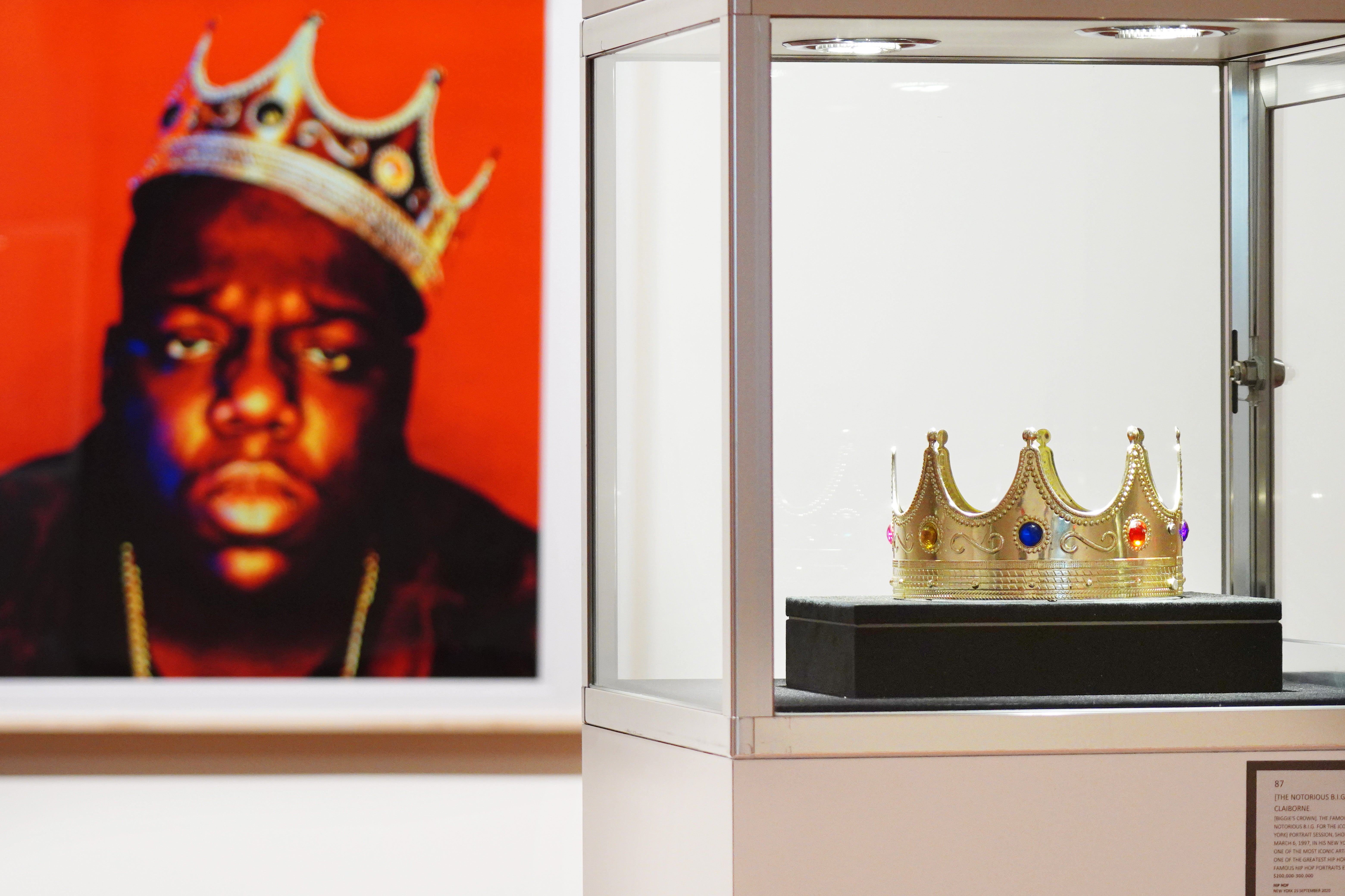 The crown worn by The Notorious BIG just before his death