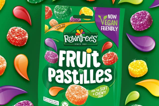 Rowntree's vegan-friendly Fruit Pastilles