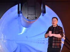 Elon Musk says 'warp drive' tunnel under Las Vegas is almost ready