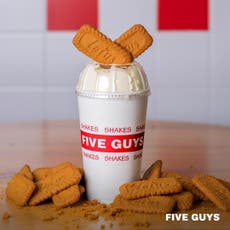 Five Guys launches Lotus Biscoff milkshake in UK