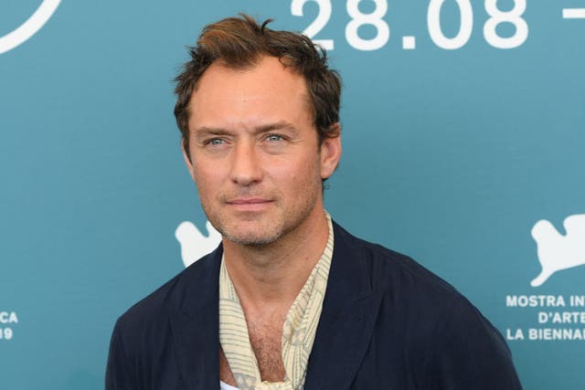 Jude Law attends a photocall for 'The New Pope' during the Venice Film Festival on 1 September 2019