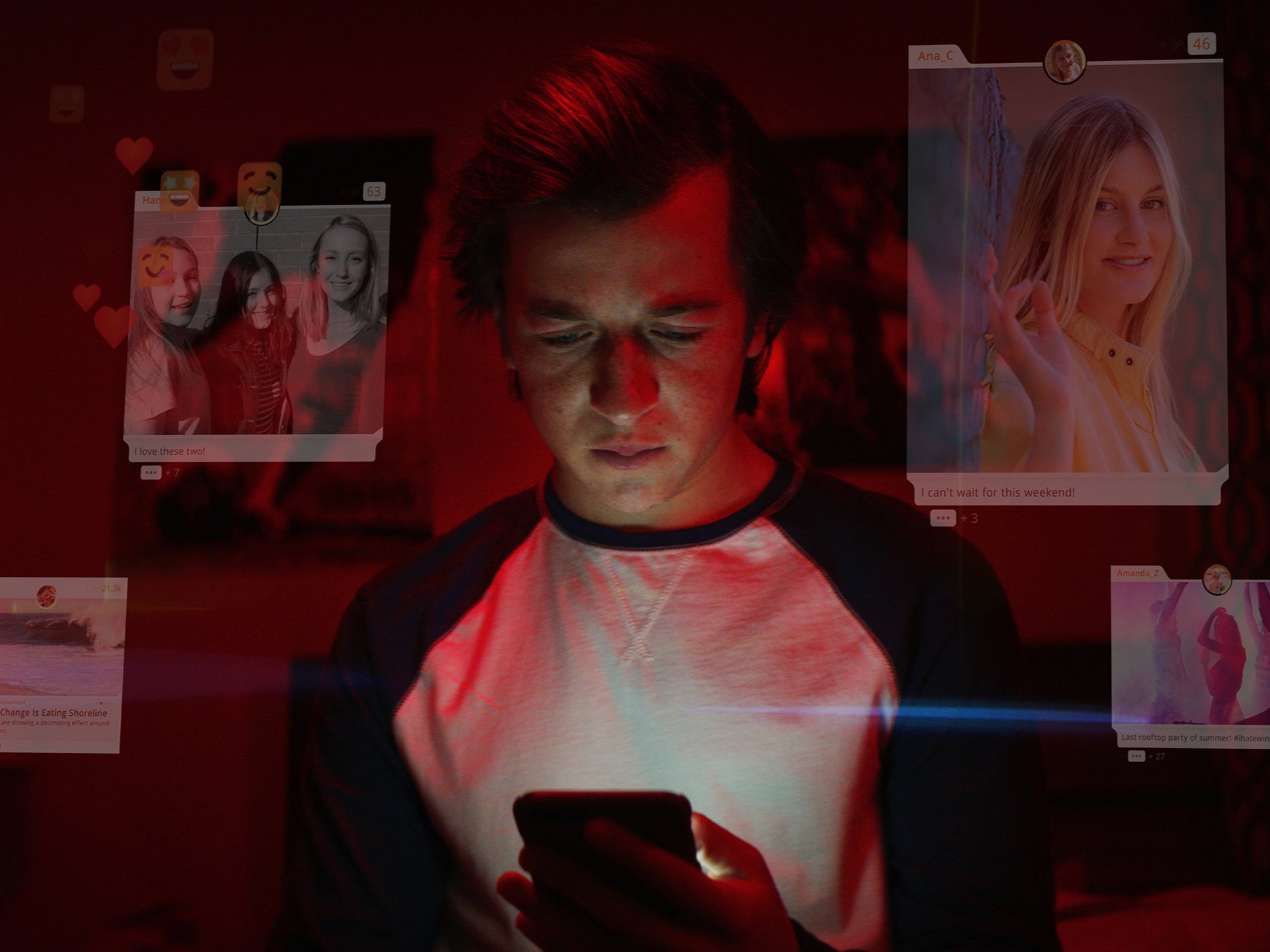 Antisocial media: Skyler Gisondo as Ben in Netflix's 'The Social Dilemma'