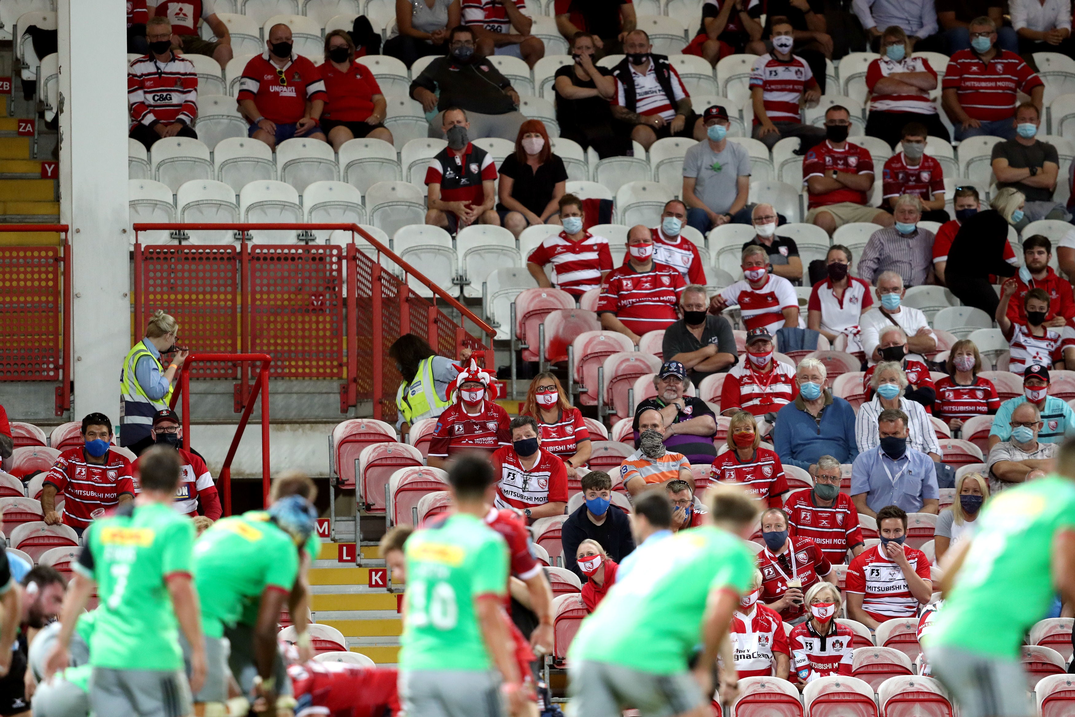 Gloucester will feature in another match with fans in attendance when they travel to Bath next week
