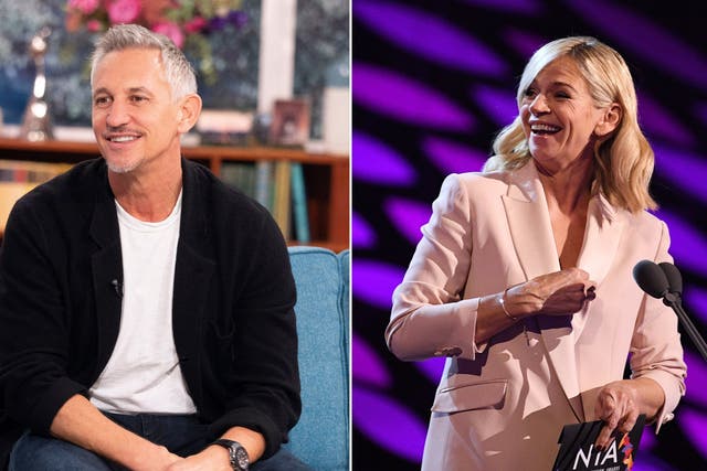 Gary Lineker remains the BBC’s highest-paid star, while Zoe Ball received a ?1m pay rise this year