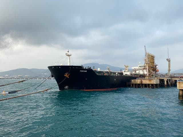 <p>A tanker docks in Puerto Cabello in Venezuela (file image)</p>