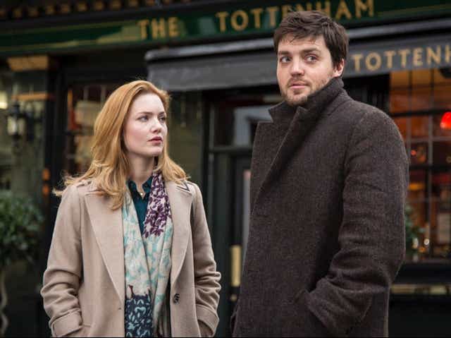 Holliday Grainger and Tom Burke in the BBC adaptation of Strike