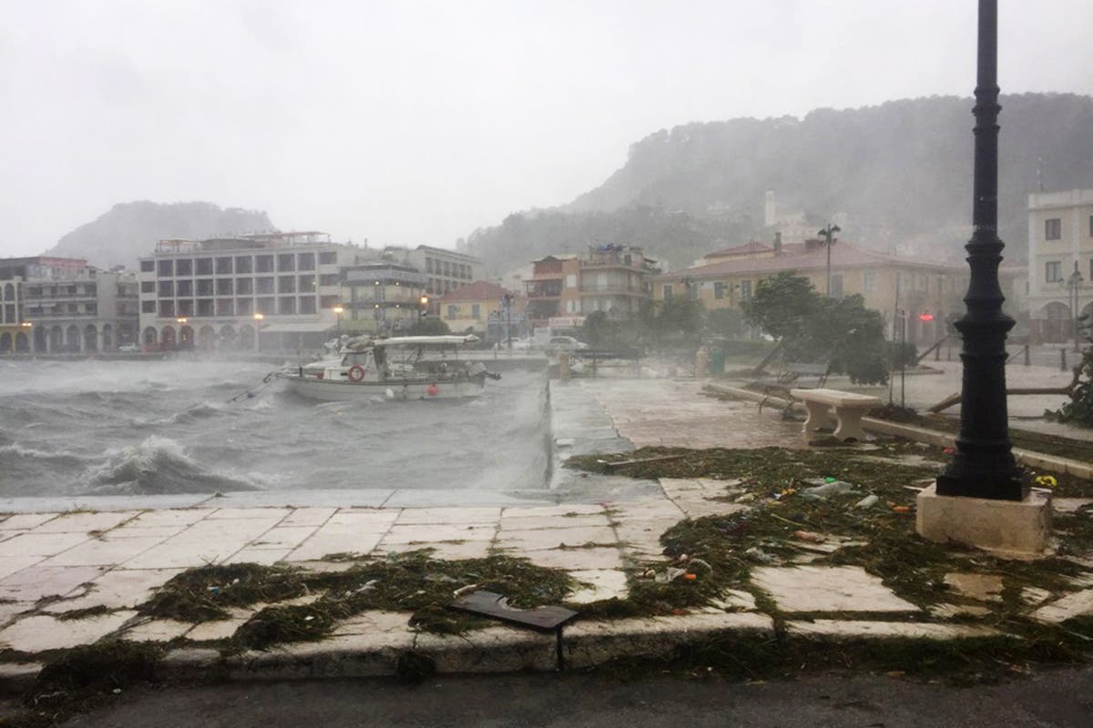 Cyclone Ianos: Rare hurricane-like storm lashes Greece’s Ionian islands