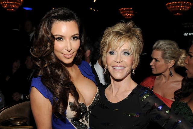 Jane Fonda recounts interaction with Kim Kardashian about her behind