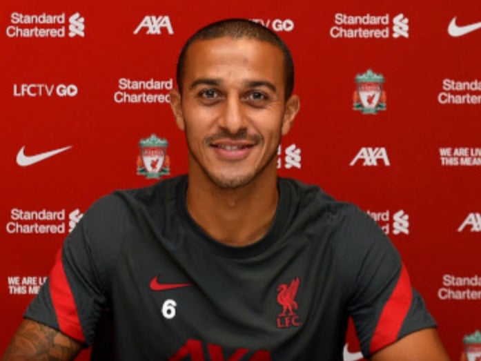 New Liverpool signing Thiago Alcantara